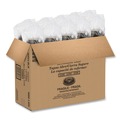 Cup Lids | Dart 16RCLBLK Optima Reclosable Lid fits 12 - 24 oz. Hot Cups - Black (1000/Carton) image number 3