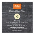Plates | World Centric PLSCU10TLFS 10 in. Diameter Paper Fiber Plates - Natural (700/Carton) image number 3