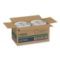Plates | Dixie UX7WS Pathways Soak-Proof Shield WiseSize 6.88 in. Paper Plates - Green/Burgundy (125/Pack) image number 2