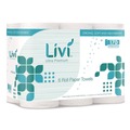 Perforated Roll & Hand Towels | Livi Ultra Premium 492101 Kitchen Roll Towel 2-Ply 5-in x 11-in White 6 Rolls/Pack 4 Packs/Carton image number 0