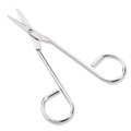First Aid & Medical Scissors | First Aid Only FAE-6004 4.5 in. Long Scissors - Straight Nickel Handle image number 1