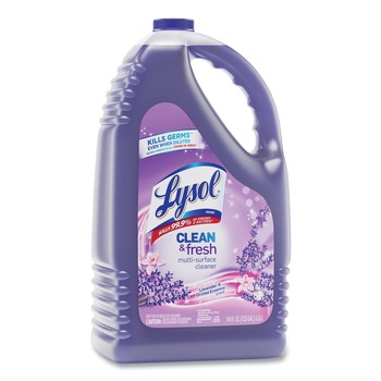 LYSOL Brand 36241-88786 144 oz. Bottle Clean and Fresh Multi-Surface Disinfectant Cleaner - Lavender and Orchid Essence
