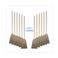 Brooms | Boardwalk BWK926CCT 55 in. Corn Fiber Bristles Parlor Broom - Natural (12/Carton) image number 2