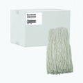 Mop Heads | Boardwalk BWK224RCT 24 oz. Rayon Premium Cut-End Wet Mop Heads - White (12/Carton) image number 0