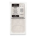 Perforated Roll & Hand Towels | Dart 80FBRHT3 8.65 in. x 7.94 in. x 2.98 in. 3-Compartment ProPlanet Seal Compostable Molded Fiber Hinged Trays - Natural (200/Carton) image number 3