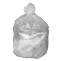 High-Density Trash Bags | Good 'n Tuff 1506950 40 in. x 46 in. 45-Gallon 10 mic. Waste Can Liners - Natural (250/Carton) image number 2
