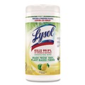 Cleaning Cloths & Wipes | LYSOL Brand 19200-49128 1-Ply 7 in. x 7.25 in. Disinfecting Wipes II - Fresh Citrus Scent, White (6/Carton) image number 1