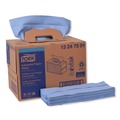 Cleaning Cloths & Wipes | Tork 13247501 12.8 x 16.5 4-Ply Industrial Paper Wiper - Blue/Unscented (180/Carton) image number 0