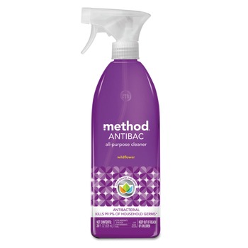 Method MTH01454EA 28 oz. Antibac All-Purpose Cleaner Spray - Wildflower