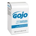 Soap Refills | GOJO Industries 9106-12 800 ml Premium Lotion Soap Refill - Waterfall (12/Carton) image number 1