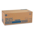 Perforated Roll & Hand Towels | Georgia Pacific Professional 20389 9.2 in. x 9.4 in. 1-Ply Pacific Blue Select Folded Paper Towels - White (16 Packs/Carton) image number 1