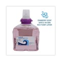 Soap Refills | Boardwalk 5361-02-GCE00LP 1200 mL Lavender Foam Soap Refill - Cranberry Scent (2/Carton) image number 2