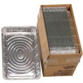 Steam Table Parts | Pactiv Corp. Y6120XH 19.6 x 11.6 2.2 in. Full-Size Medium Deep Aluminum Steam Table Pan (40/Carton) image number 4