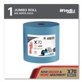 Perforated Roll & Hand Towels | WypAll 41611 X70 12.4 in. x 12.2 in. Cloths - Jumbo, White (870/Roll, 1 Roll/Carton) image number 2