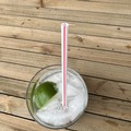 Straws/Stems/Sticks | Boardwalk BWKJSTUW775RW 7.75 in. Polypropylene Jumbo Straws - Red/White Striped (12500/Carton) image number 3