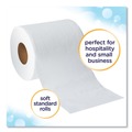 Perforated Roll & Hand Towels | Cottonelle 12456 Septic Safe Clean Care Bathroom Tissue - White (170 Sheets/Roll, 48 Rolls/Carton) image number 4
