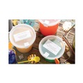 Food Containers & Lids | Pactiv Corp. YNL500 Newspring DELItainer 4.55 in. Diameter x 0.4 in. h Plastic Recessed Microwavable Container Lid - Translucent (480/Carton) image number 4