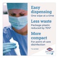 Cleaning Cloths & Wipes | Clorox Healthcare 35309 6.75 in. x 9 in. 1-Ply Bleach Germicidal Wipes - White Unscented image number 7