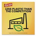 Drawstring & Kitchen Bags | Glad 00079 30 in. x 33 in. 30 gal. 0.81 mil Large Quick-Tie Trash Bags Tie-Flap - Black (10/Box 12 Boxes/Carton) image number 7