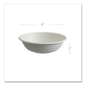 Bowls | Eco-Products EP-BL16CNFA Vanguard 16 oz. Renewable and Compostable Sugarcane Bowls - White (800/Carton) image number 9
