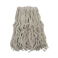 Mop Heads | Boardwalk BWKCM02032S #32 Cut-End Cotton Mop Head - White (12/Carton) image number 0