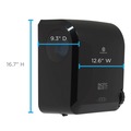 Towel Dispensers | Georgia Pacific Professional 59589 Pacific Blue Ultra 12.9 in. x 9 in. x 16.8 in. Mechanical Paper Towel Dispenser - Black image number 2