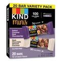 Meals & Snack Bars | KIND 27970 0.7 oz. Minis - Salted Caramel and Dark Chocolate Nut/Dark Chocolate Almond and Coconut (20/Pack) image number 5