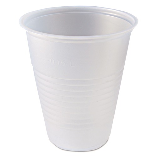 Cups | Fabri-Kal 000000000009508022 7 oz. RK Ribbed Cold Drink Cups - Clear (2500/Carton) image number 0