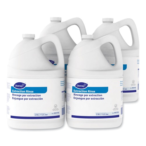 Carpet Cleaners | Diversey Care 101109760 1 Gallon Bottle Carpet Extraction Rinse - Floral Scent (4/Carton) image number 0