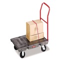 Carts & Trucks | Rubbermaid Commercial FG443600BLA 24 in. x 48 in. 2000 lbs. Capacity Heavy-Duty Platform Truck Cart - Black image number 3