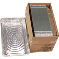Steam Table Parts | Pactiv Corp. Y6050XH 19.6 x 11.6 3.4 in. Full-Size Deep Aluminum Steam Table Pan (40/Carton) image number 4