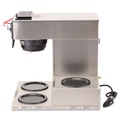 Coffee Brewers | BUNN 12950.0212 CWTF-3 3 Burner 12-Cup Automatic Coffee Brewer - Black/Stainless Steel image number 2