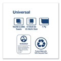 Perforated Roll & Hand Towels | Tork MB540A Universal 9.13 x 9.5 1-Ply Multifold Hand Towel - White (16/Carton) image number 5