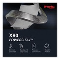 Perforated Roll & Hand Towels | WypAll 41025 12.4 in. x 12.2 in. Power Clean Jumbo Roll X80 Heavy Duty Cloths - White (475/Roll) image number 7