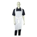 Aprons & Bibs | AmerCareRoyal RPA20HW 28 in. x 46 in. 1.77 mil Heavyweight Poly Aprons - One Size Fits All, White (500/Carton) image number 1