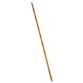 Handles & Braces | Rubbermaid Commercial FG636100LAC 0.94 in. Diameter x 60 in. Wood Threaded-Tip Broom/Sweep Handle - Natural image number 1