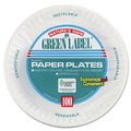 Plates | AJM Packaging Corporation AJM PP9GRAWH PACK 9 in. Diameter Paper Plates - White (100/Pack) image number 0
