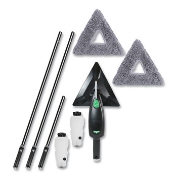 MOPS | Unger UNGSRKB7 Stingray Refillable Microfiber Cleaning Kit with Carrying Bag (8/Kit)