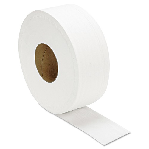 Toilet Tissues | GEN GENJRT1000 3.3 in.x 1000 ft. Septic Safe 2-Ply JRT Jumbo Bath Tissue - White (12 Rolls/Carton) image number 0