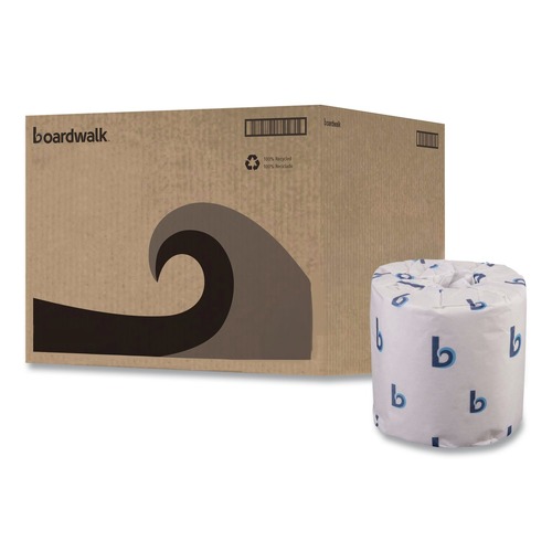Toilet Tissues | Boardwalk B6144 2-Ply Septic Safe Toilet Tissue - White (96/Carton) image number 0