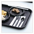 Disposable Knives | Boardwalk BWKKNIHWPPBIW Heavyweight Wrapped Polypropylene Knife - Black (1000/Carton) image number 4