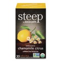 Tea | Bigelow RCB17707 1 oz. Tea Bag Steep Tea - Chamomile Citrus Herbal (20/Box) image number 1