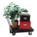 Carts & Trucks | Deflecto CRT5500-04 300 lb Capacity 21 x 32.5 x 37.5 Heavy-Duty Platform Cart - Black image number 9