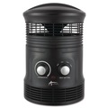 Facility Heaters | Alera HEFF360B 750W 8 in. x 8 in. x 12 in. 360-Degree Circular Fan Forced Heater - Black image number 0