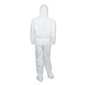 Safety Apparel | Ansell 27239 A30 Hood and Boots Splash/Particle Protection Coverall - 6X-Large/White (21/Carton) image number 5