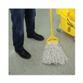 Mop Heads | Boardwalk BWKCM02032S #32 Cut-End Cotton Mop Head - White (12/Carton) image number 8
