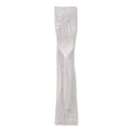 Perforated Roll & Hand Towels | Dixie FMP23C Mediumweight Polypropylene Fork Cutlery - White (1000/Carton) image number 3