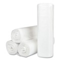 High-Density Trash Bags | Inteplast Group S404816N 45 gal. 16 microns 40 in. x 48 in. High-Density Interleaved Commercial Can Liners - Clear (25 Bags/Roll, 10 Rolls/Carton) image number 3