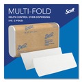 Perforated Roll & Hand Towels | Scott 37490 Essential 1-Ply 8 in. x 9.4 in. Multi-Fold Towels - White (16/Carton) image number 5