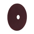 Floor Pads-Stripping | Boardwalk 7100151260 20 in. Deep Scrub Pads - Maroon (10/Carton) image number 1